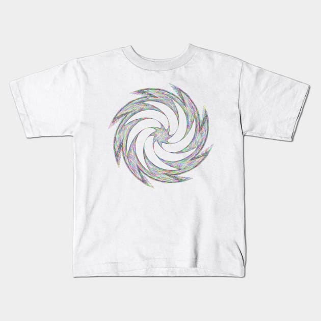 Abstract vortex Kids T-Shirt by Redbooster